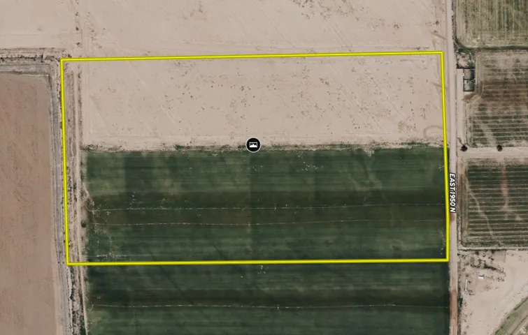 Aerial Property View. Displaying the boundaries of the property and surrounding geographical features