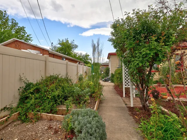 Raised garden area