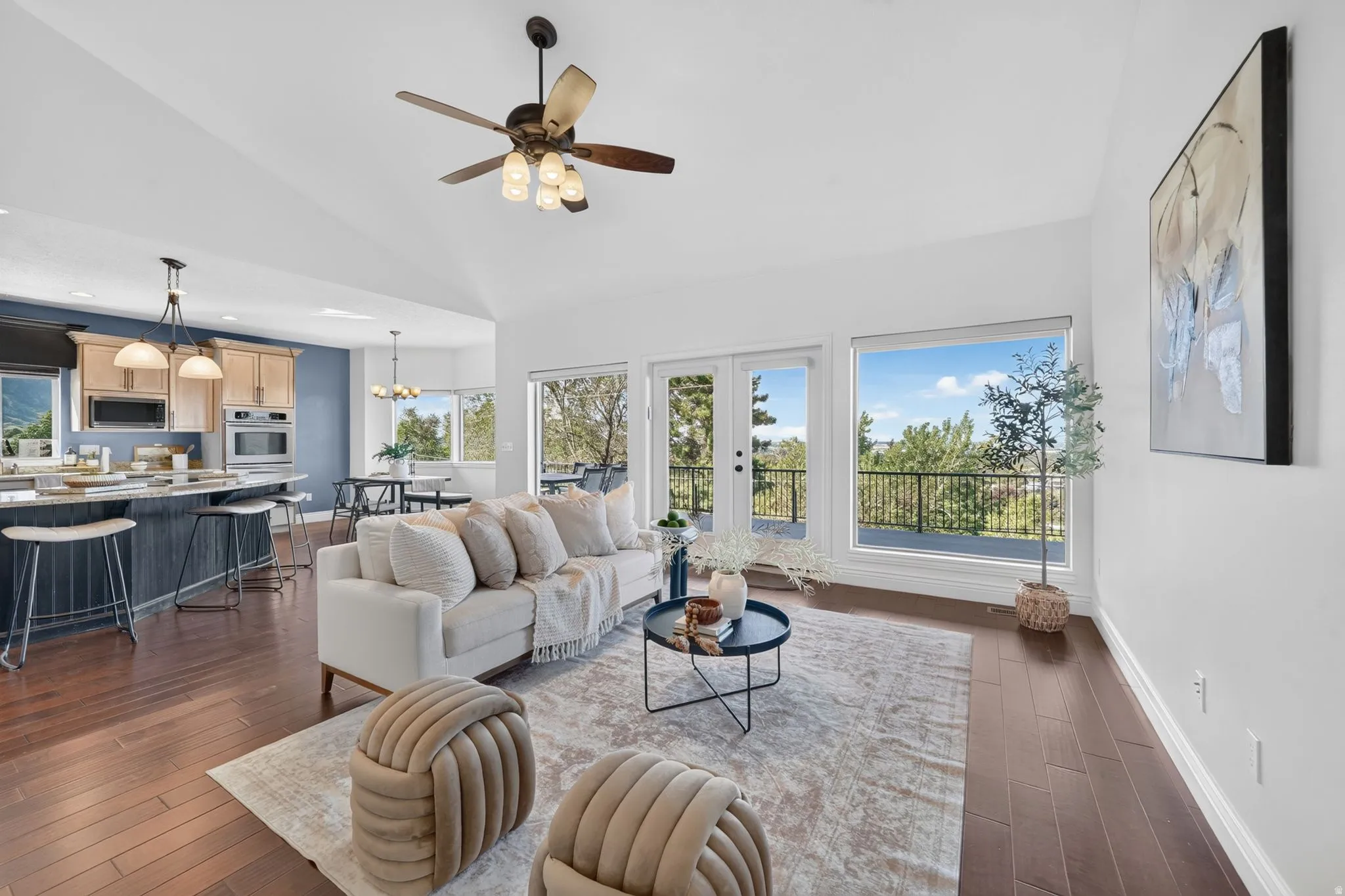 Living Room & Kitchen