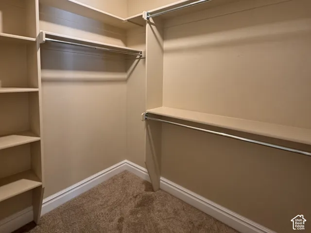 Walk-in closet primary closet