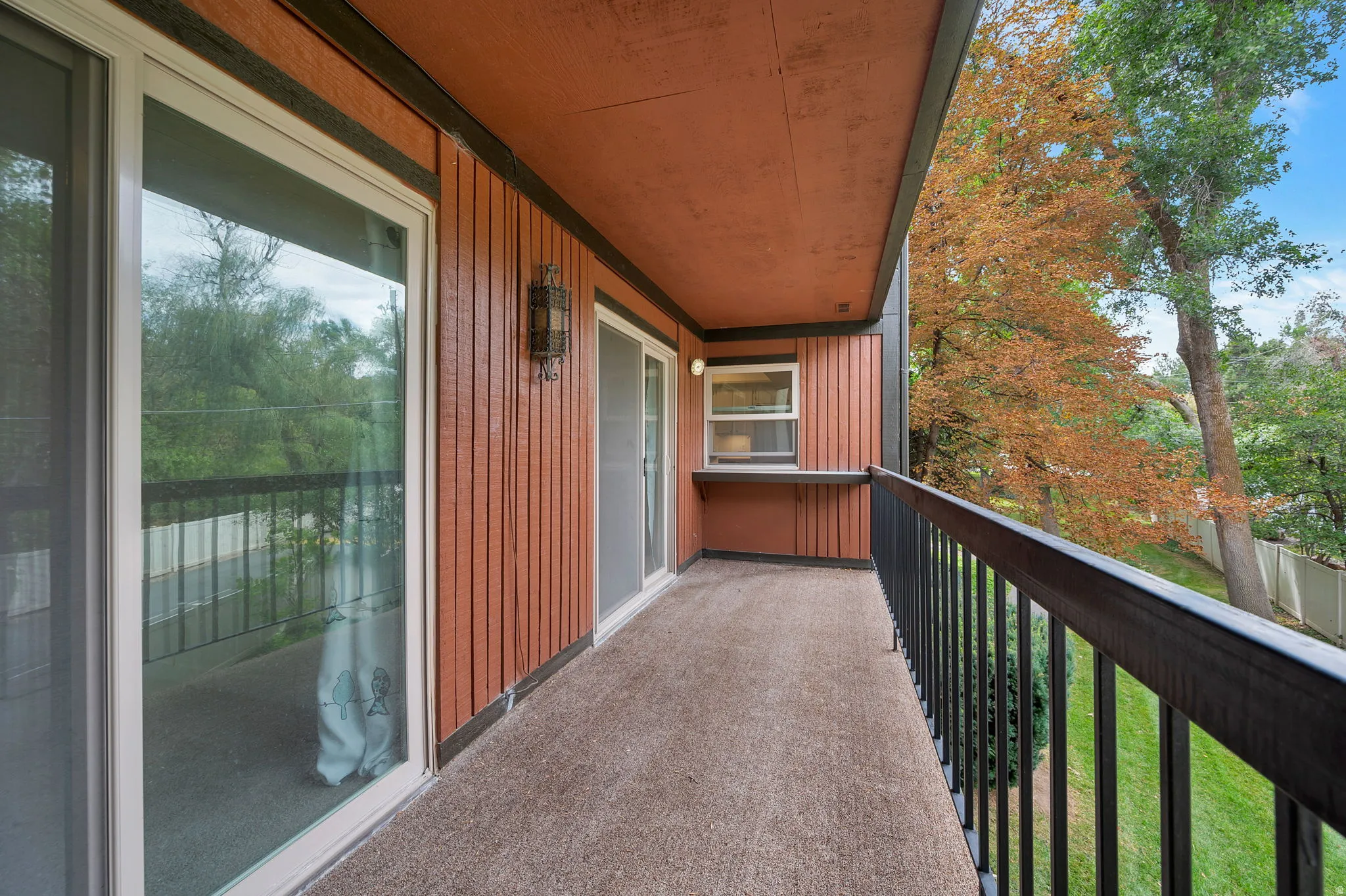 Private balcony.