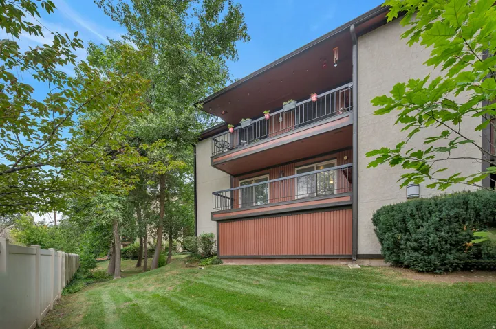 Private balcony. Main level unit. Does not face parking lot.