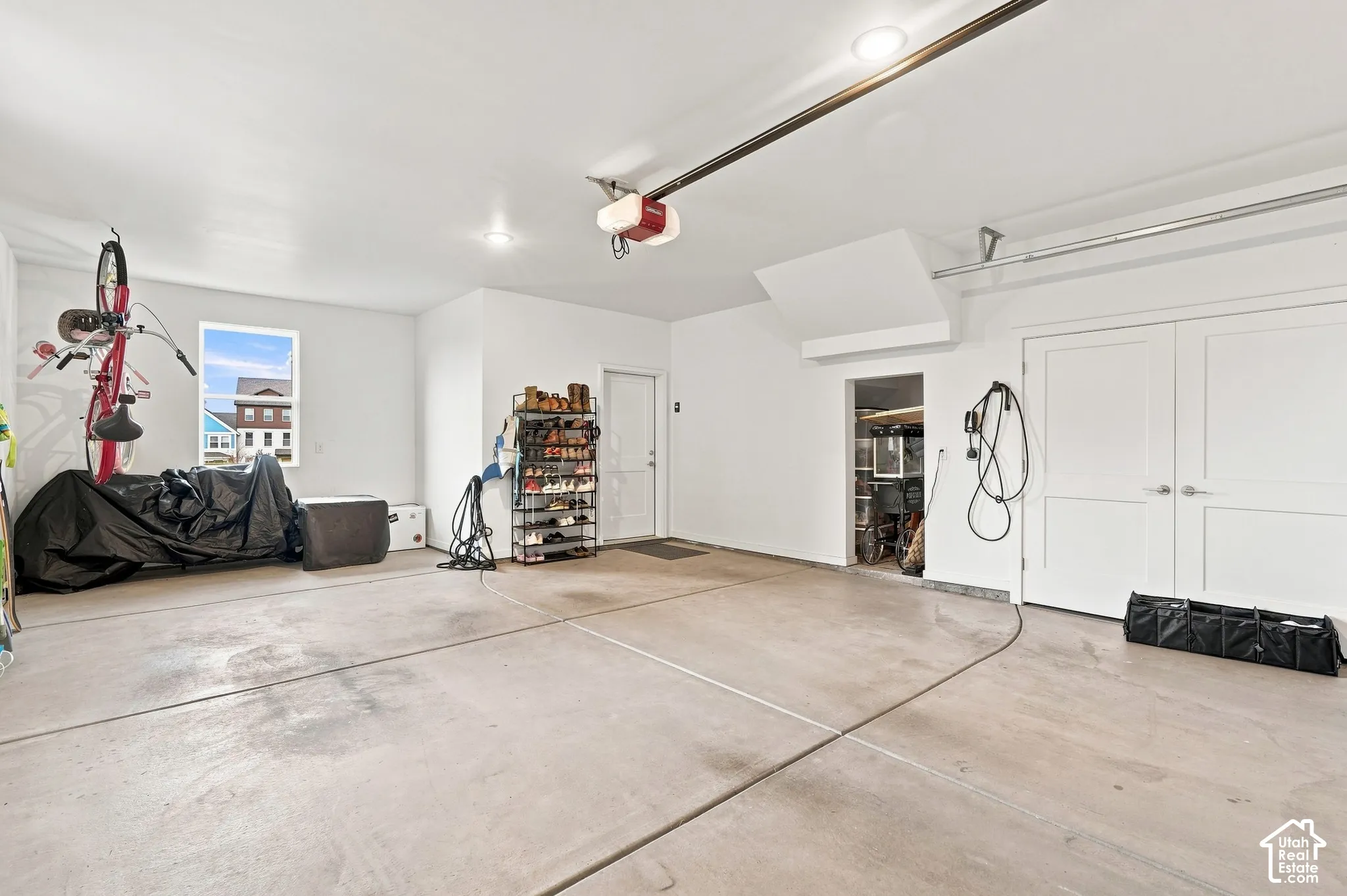 Oversized Garage Fits Truck & has EV Charger