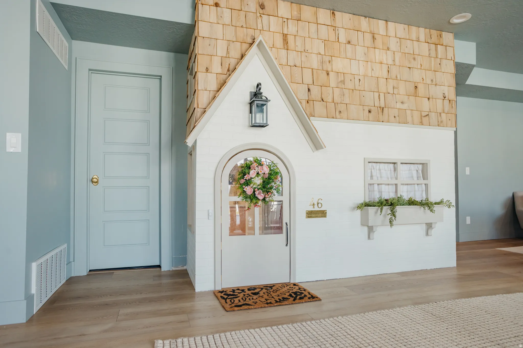 Wood-finish flooring
