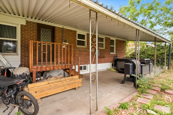 Covered patio