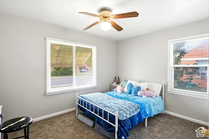 Recessed lighting and ceiling fan with wood-finish blades