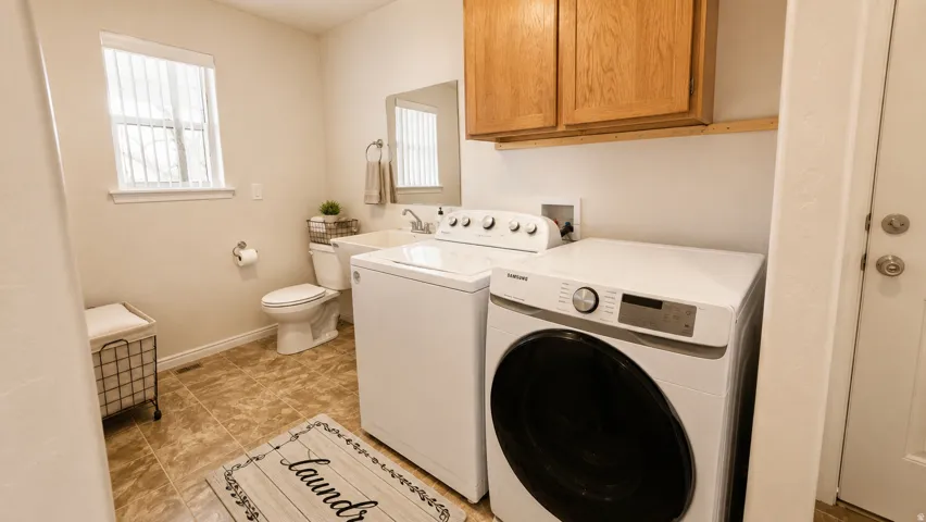Upstairs Laundry Room