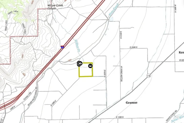 Map. Showing the geographic location of the property within its surrounding area