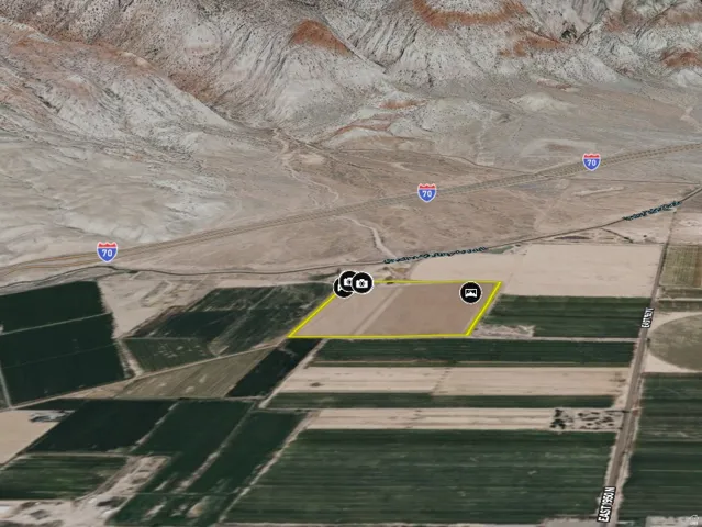 Aerial Map View. Displaying the property's location and surrounding features