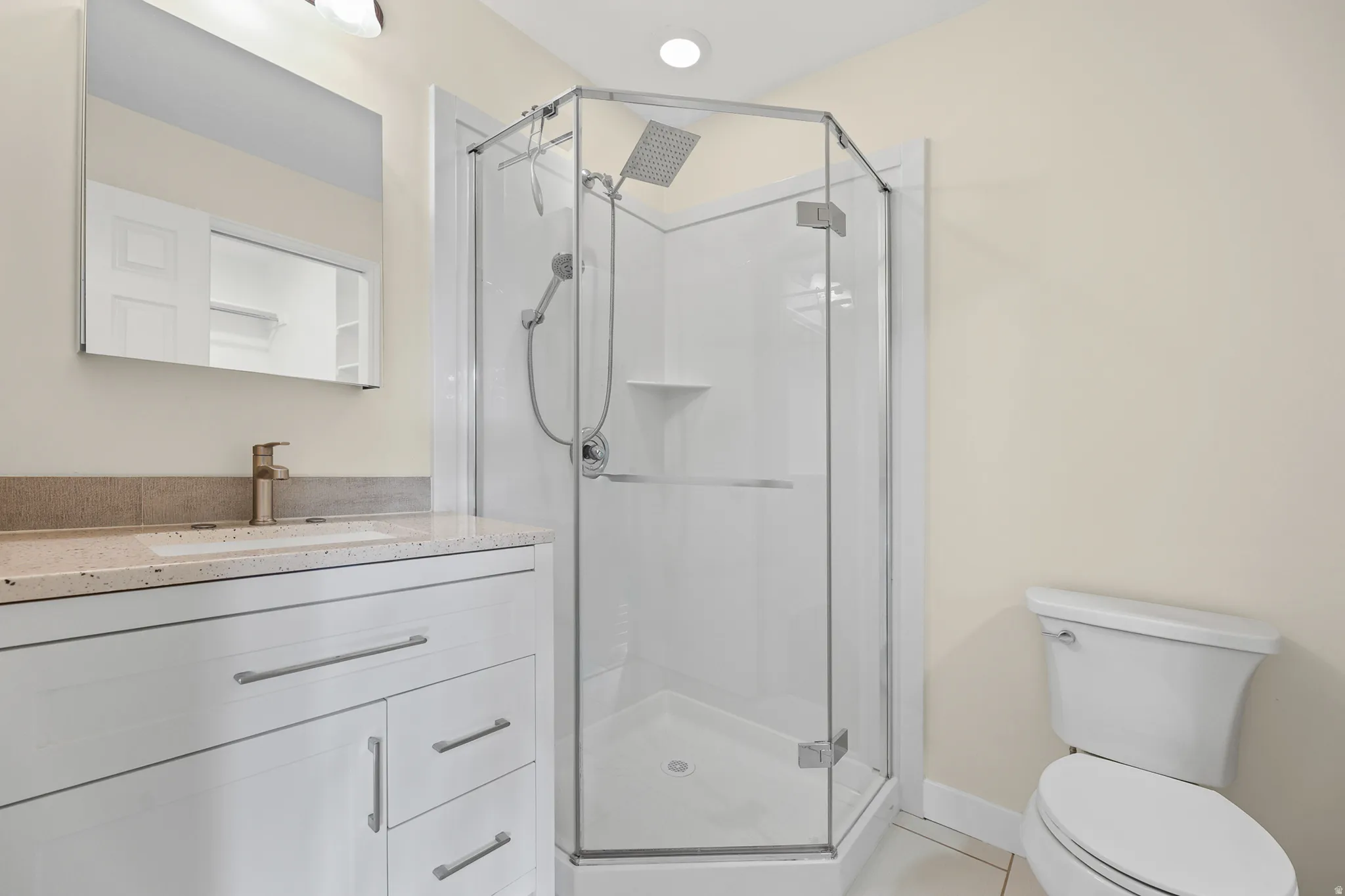 3/4 primary bathroom