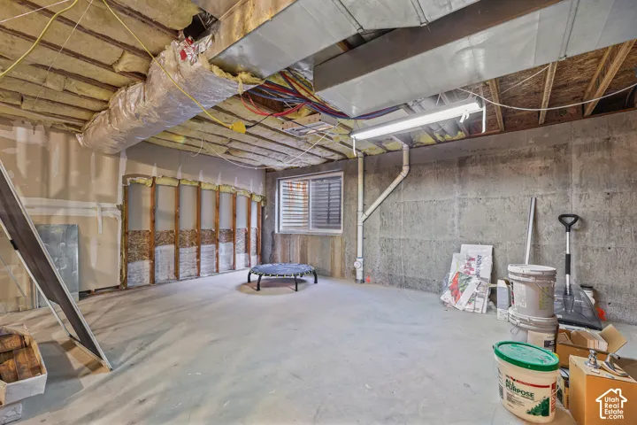 Unfinished basement