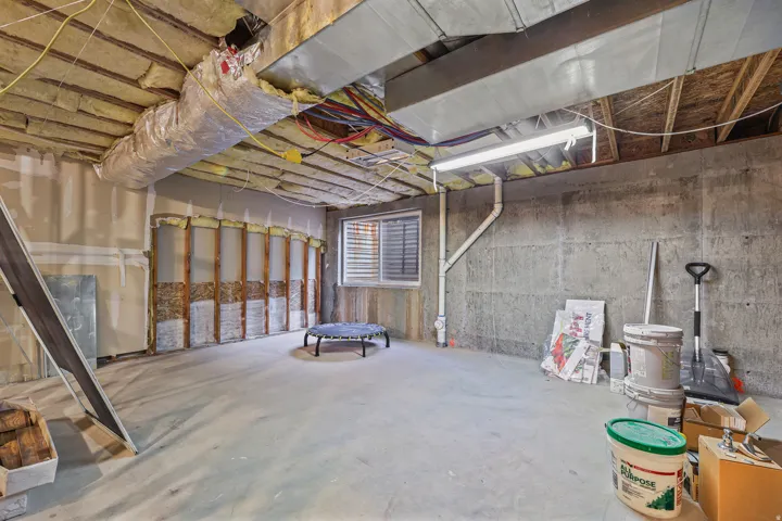 Unfinished basement