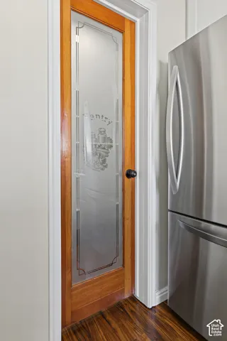 Custom pantry door