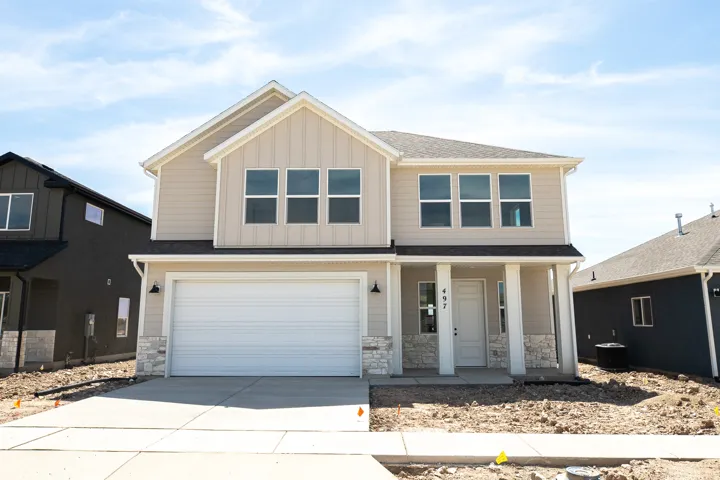 Front of the home (front yard landscaping will be installed).