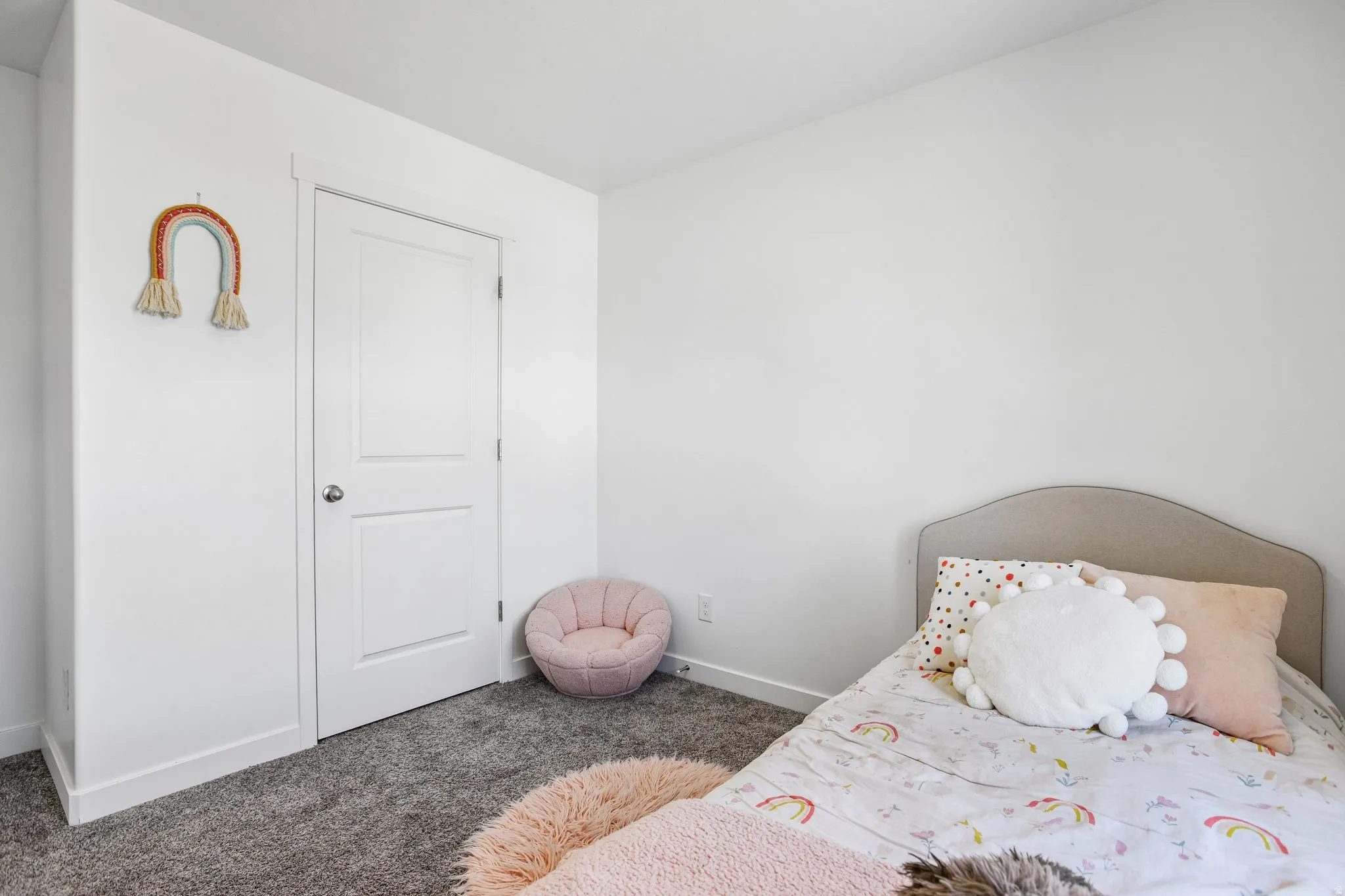 White walls with crisp trim