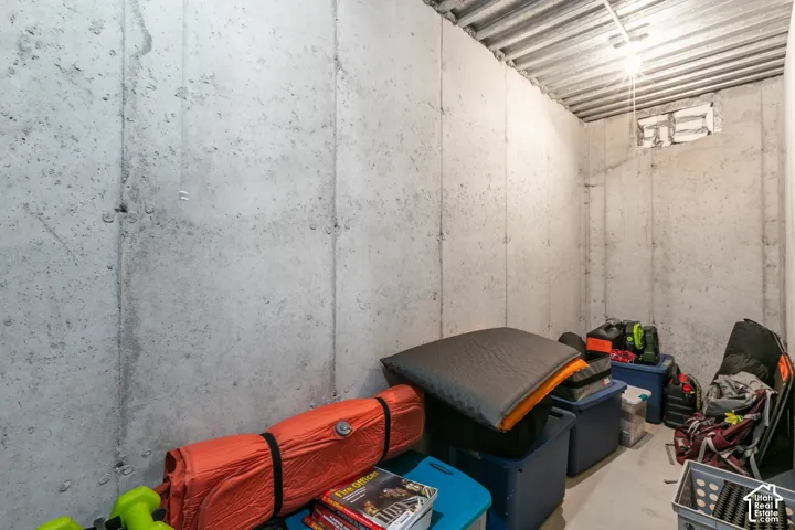 Lots of storage throughout home and in this area in the lower level.