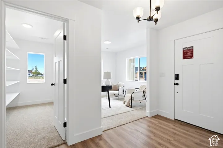 Foyer entry & office den space