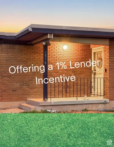 USE OUR LENDER AND GET A 1% INCENTIVE BACK AT CLOSING!