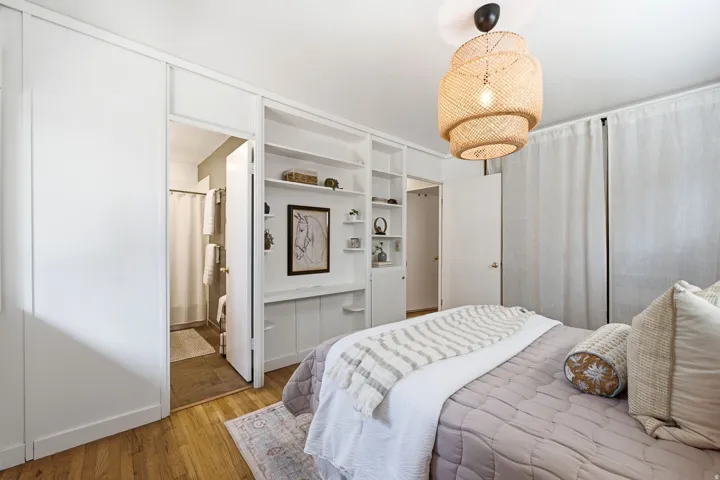Hardwood-style flooring throughout