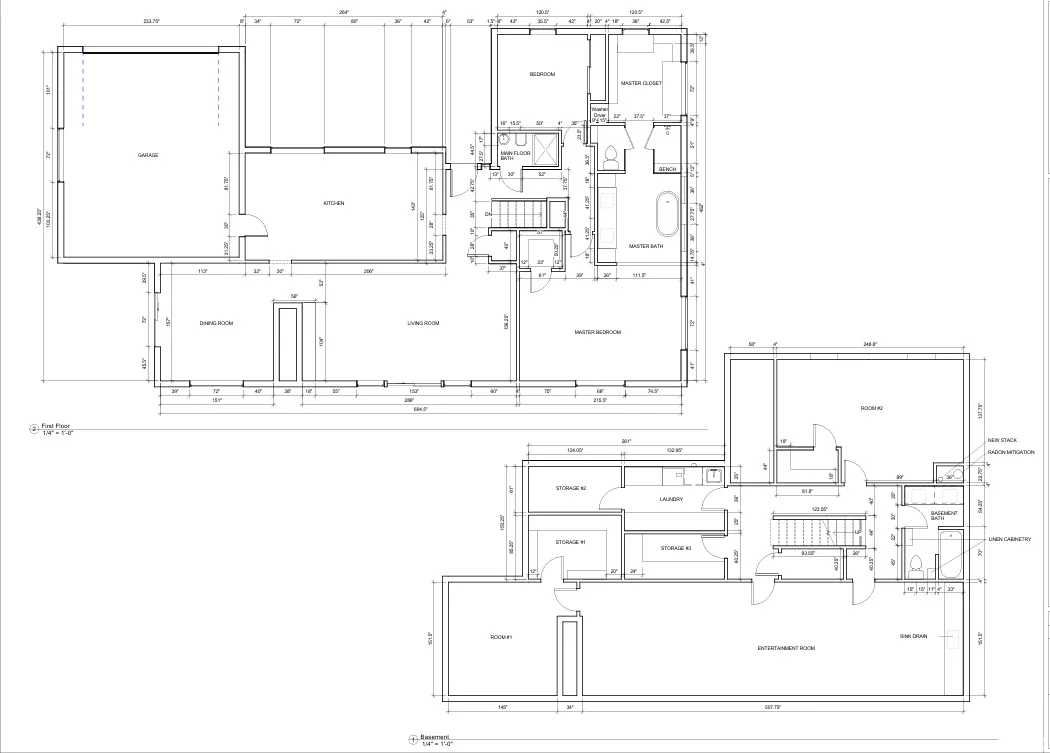 Floor plan for possible remodel