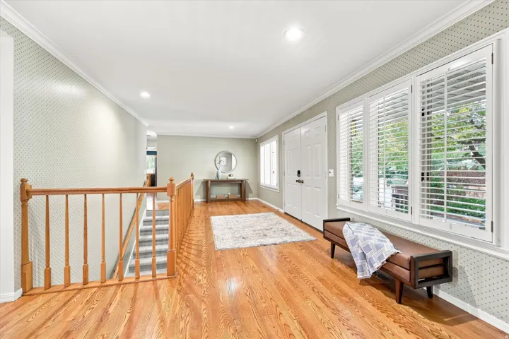 Welcoming front entry - spacious and bright.
