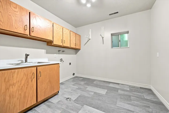 Oversized laundry room.