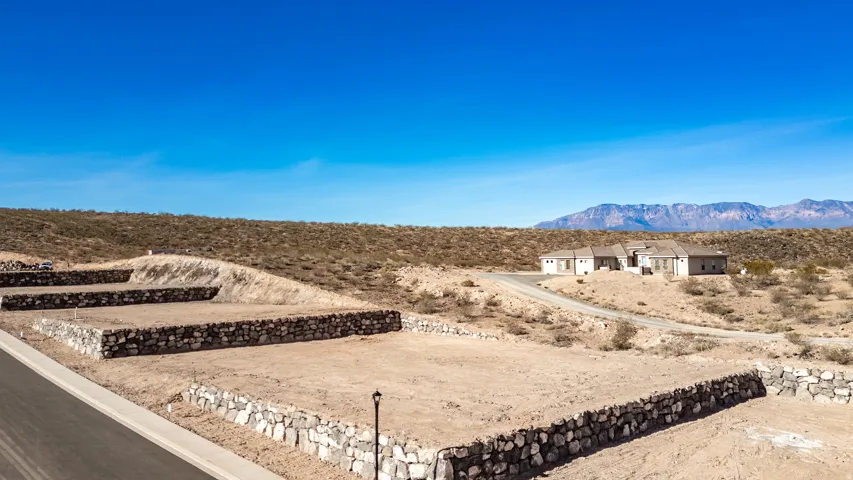 Lot 2 building pad, view looking northwest