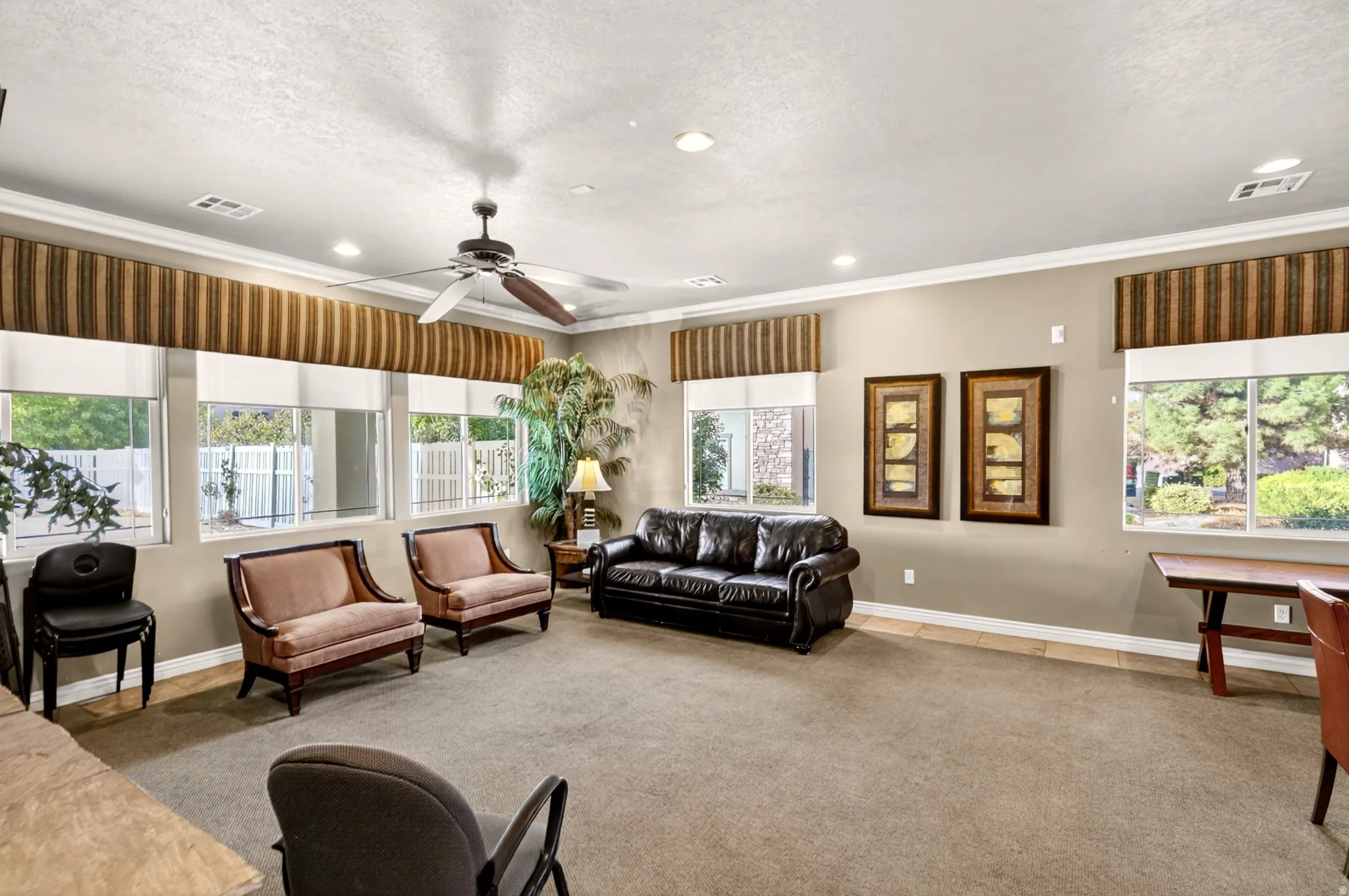 Community clubhouse interior