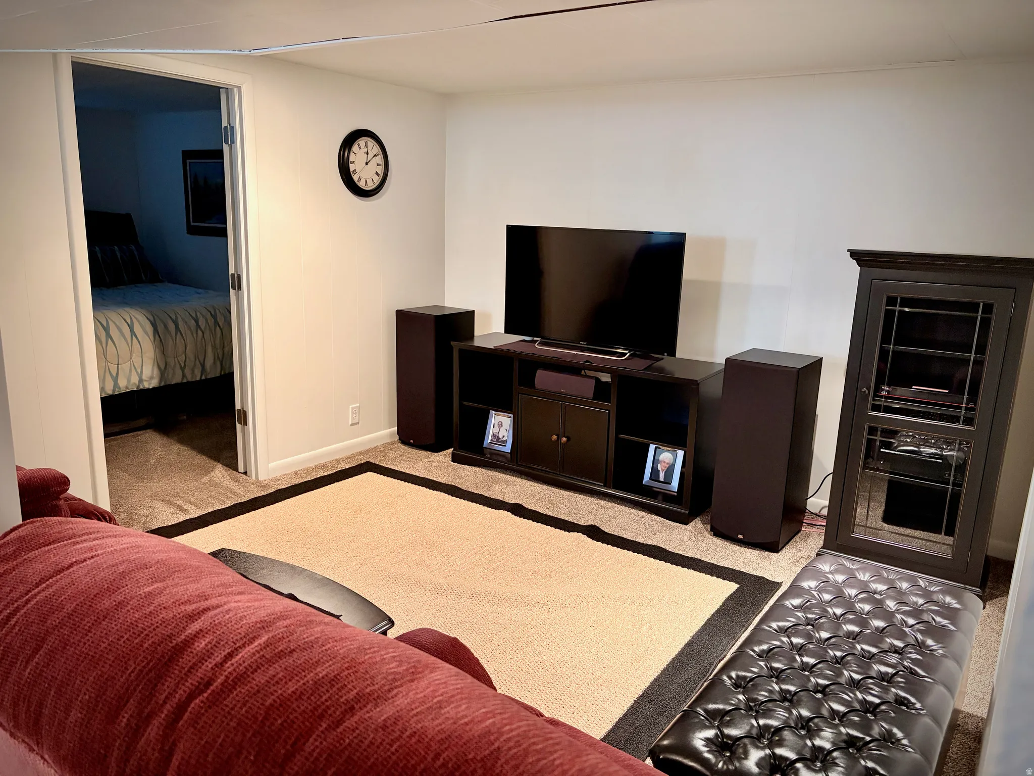Family Room in Basement