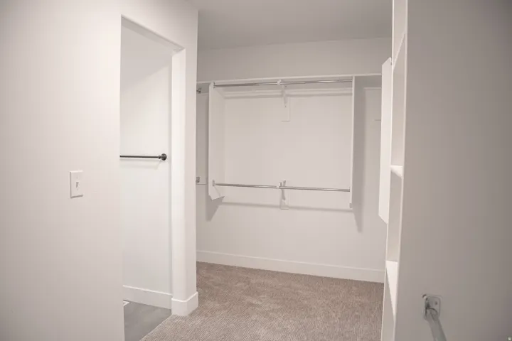 Primary walk-in closet