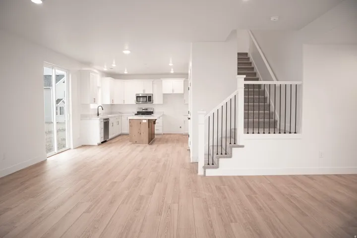 Kitchen and dining area