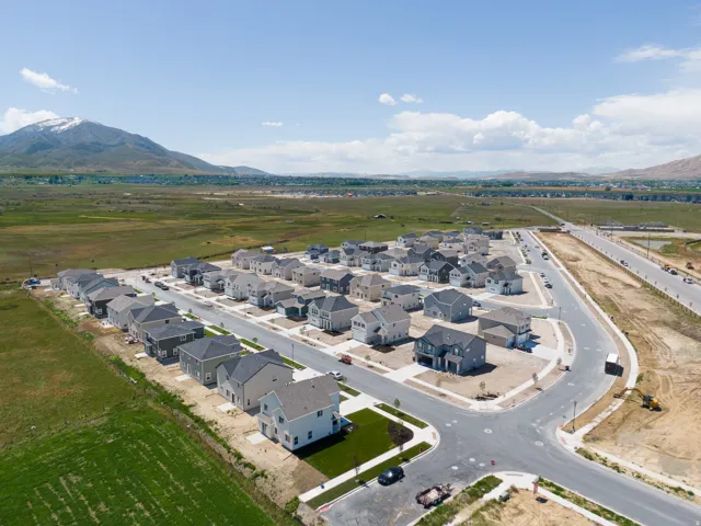 Aerial view of thee community