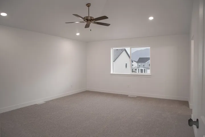 Spacious primary bedroom