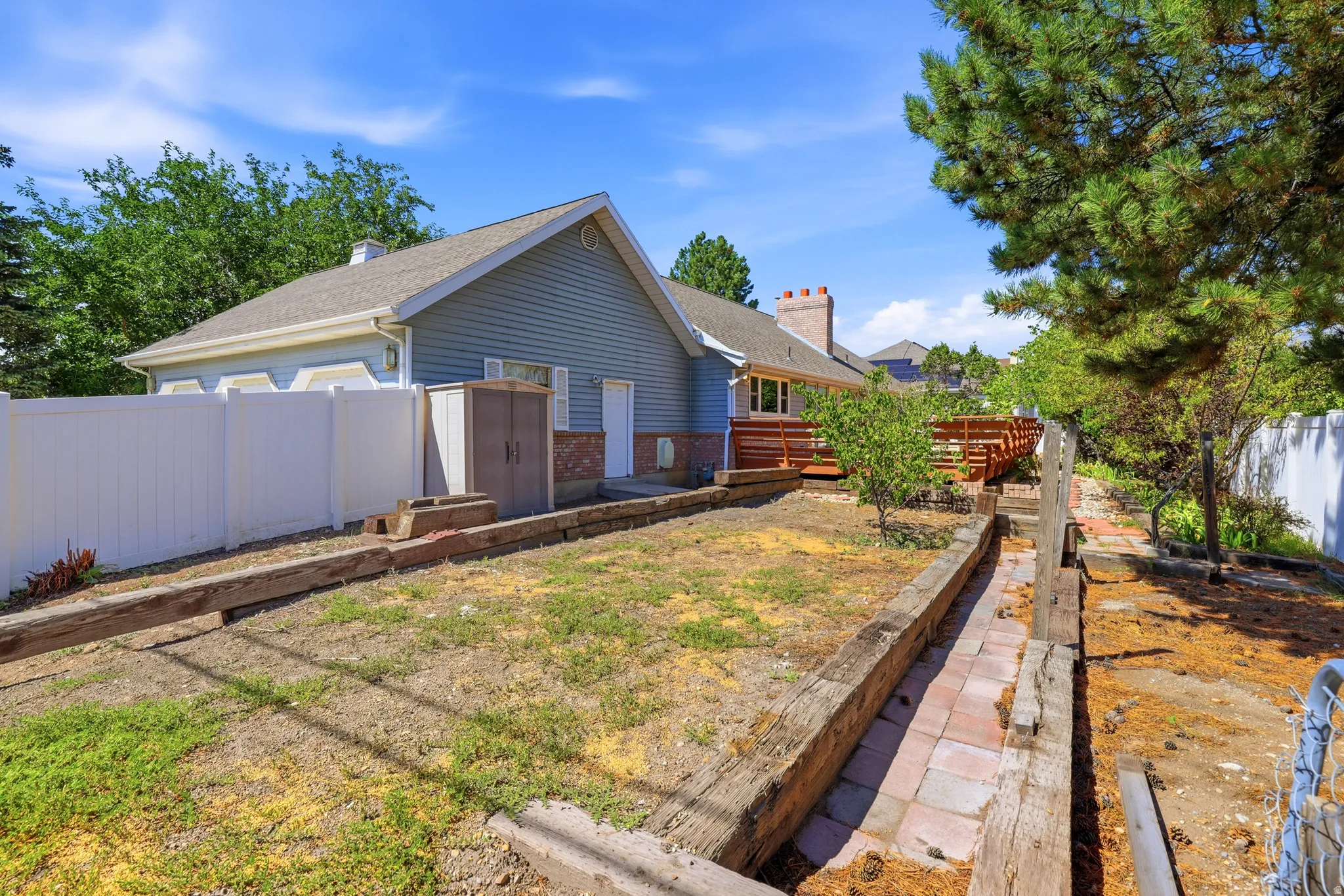 Backyard Garden Area