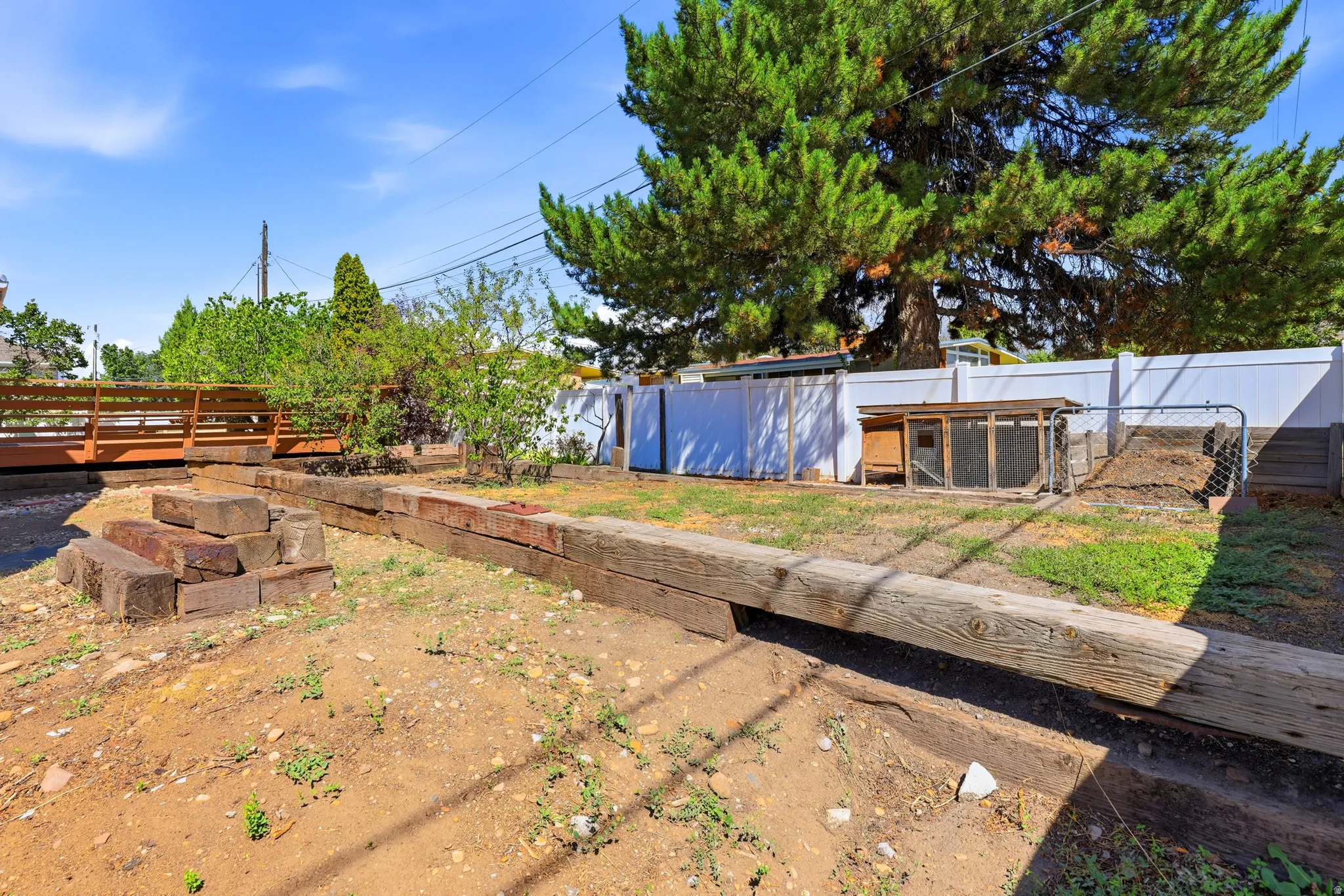 Backyard Garden Area