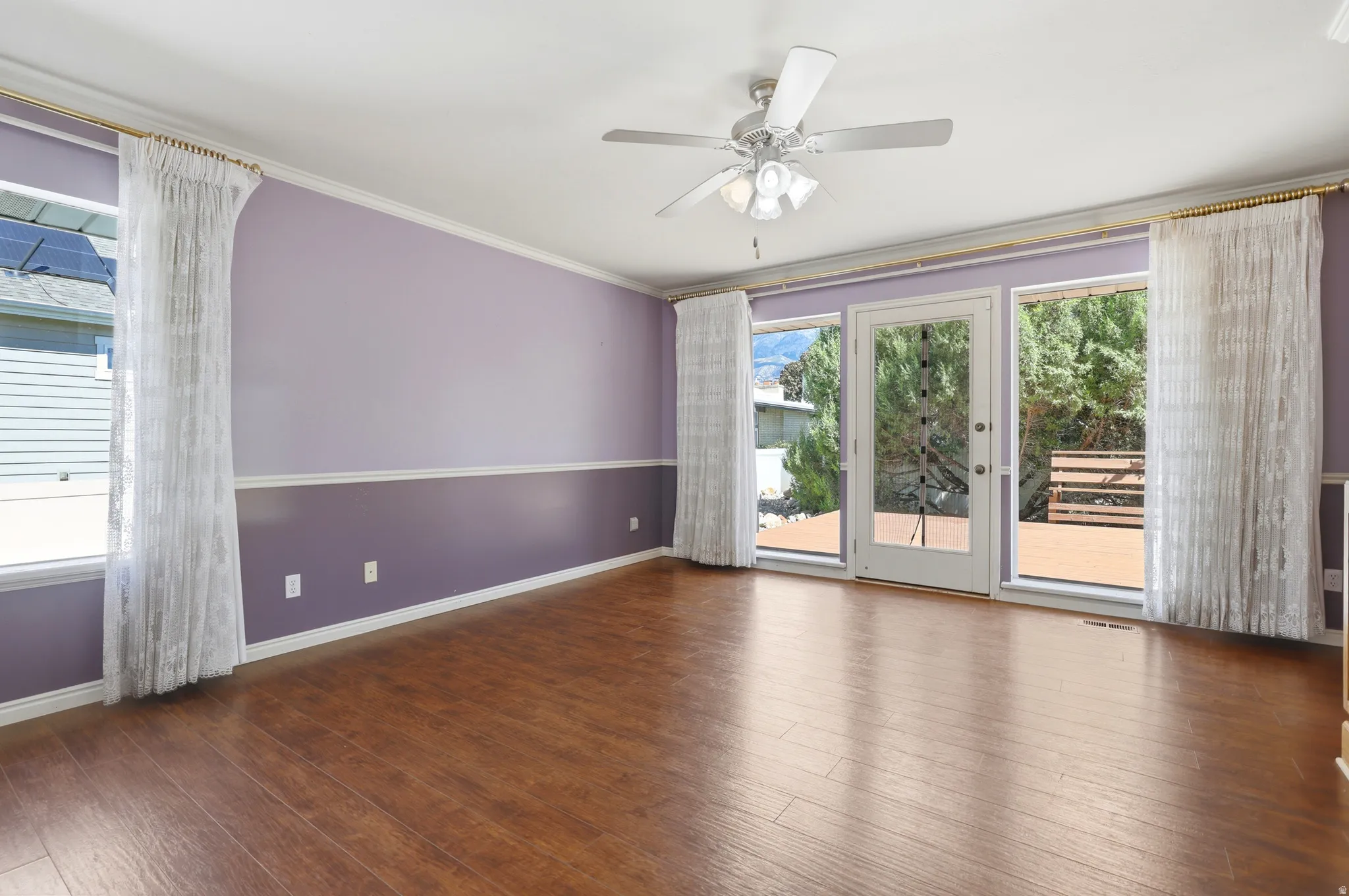 Primary Bedroom With Access To The Deck