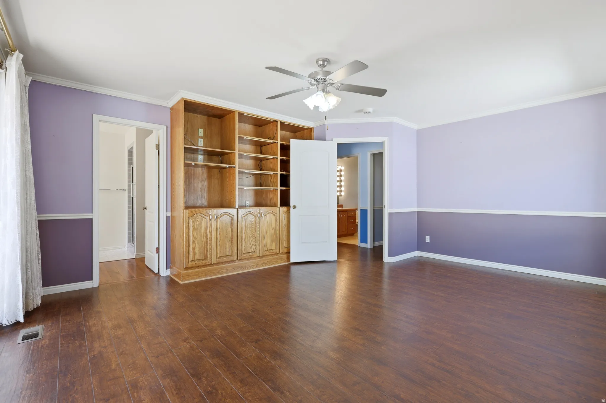 Primary Bedroom With Built-ins