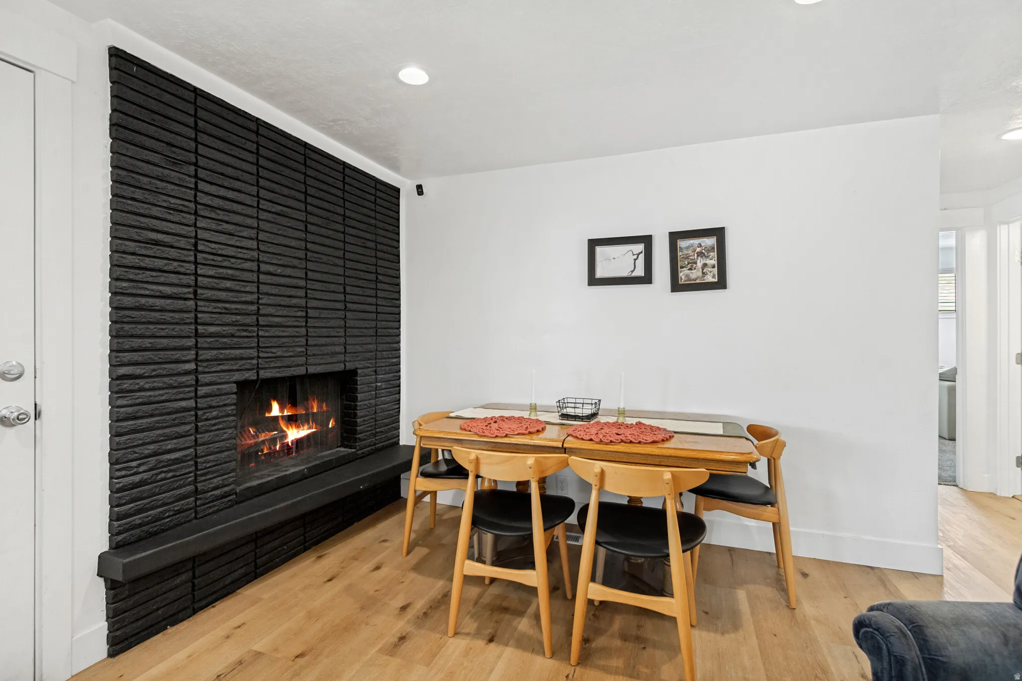 Dining Room with Fireplace