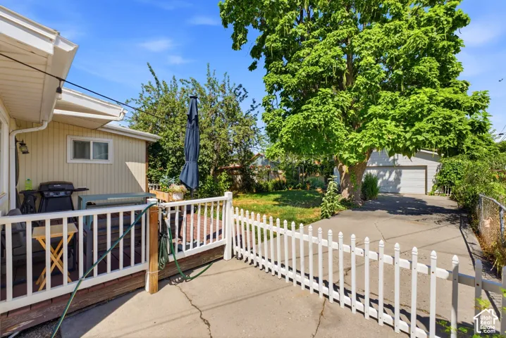 Backyard Gate and Deck