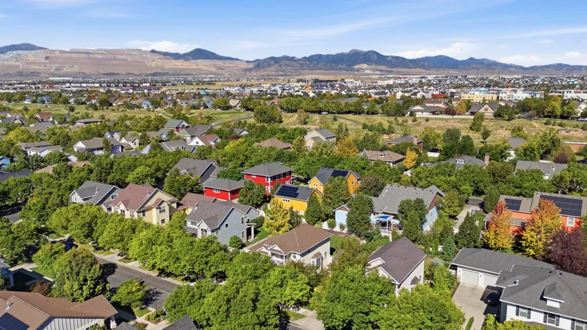 Lush, established neighborhood with mature trees
