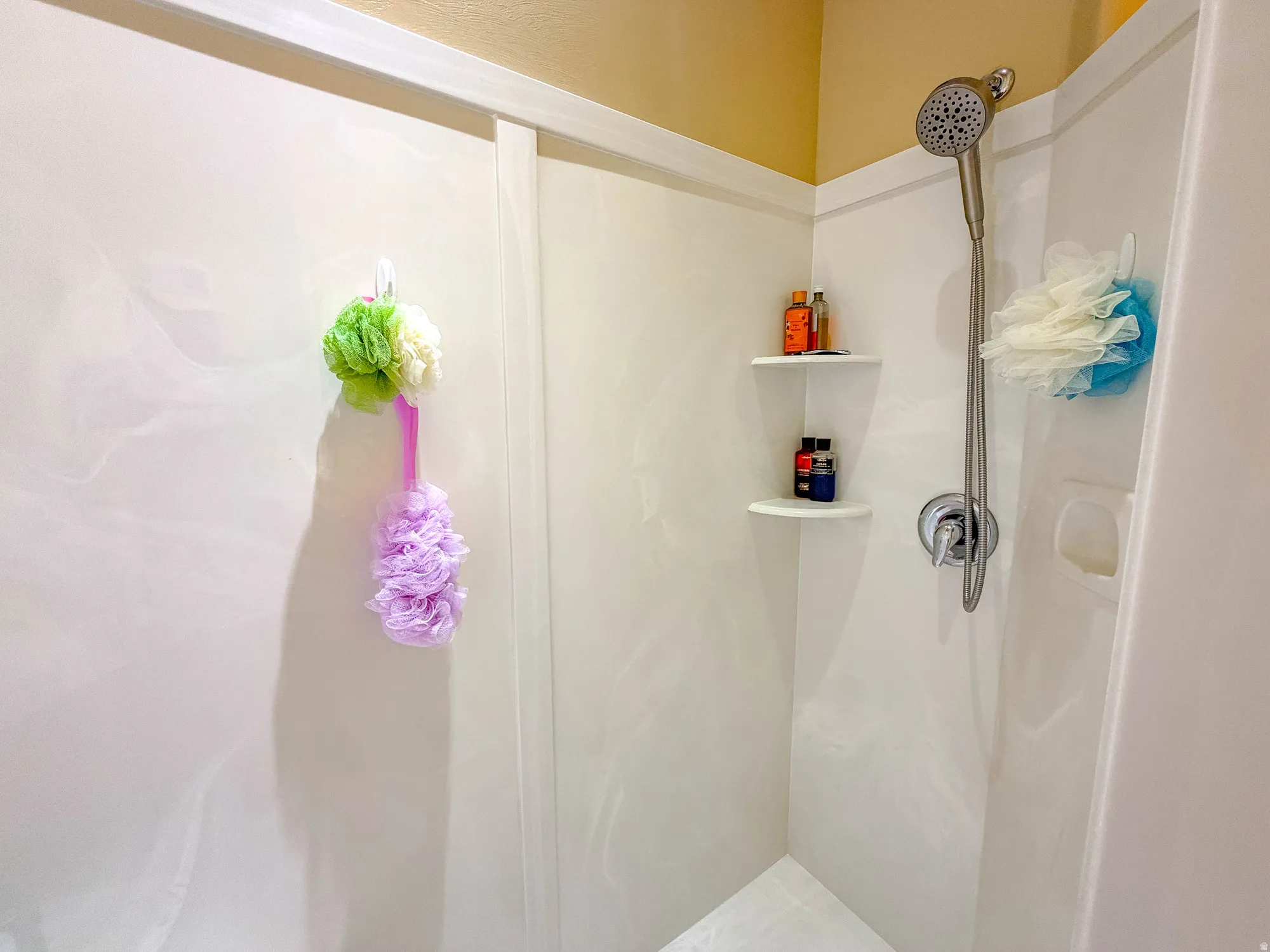 primary shower.  Cultured Marble