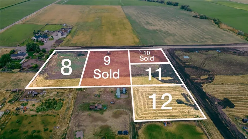 Agricultural land parcels with defined boundaries