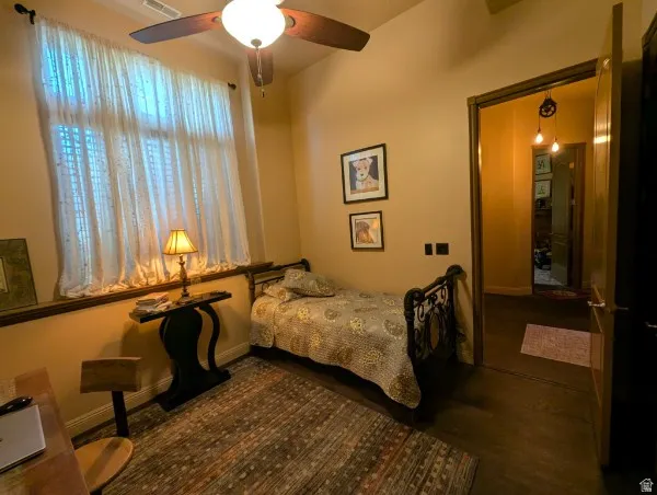 Basement bedroom