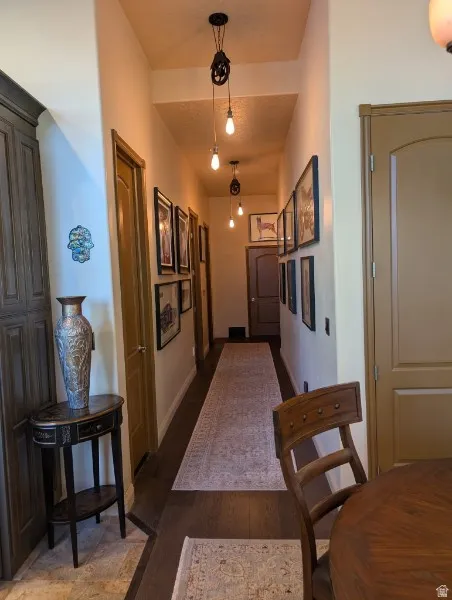 Hardwood-style flooring throughout