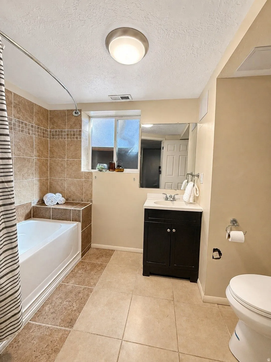 Basement hall bath