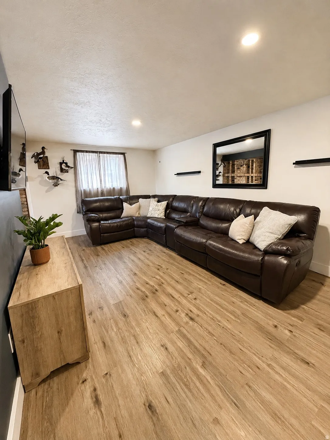 Huge basement family room