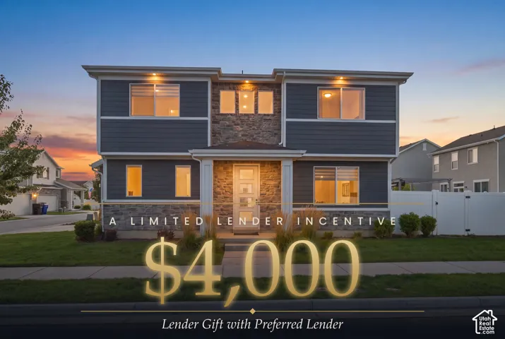 Up to $4,000 Lender Gift available with preferred lender. Ask Agent for details!