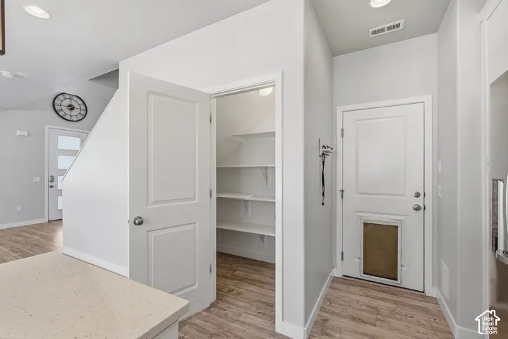 Pantry off kitchen