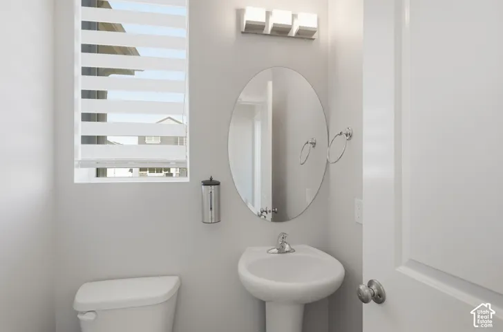 Main level half bath