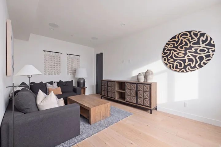Hardwood flooring throughout